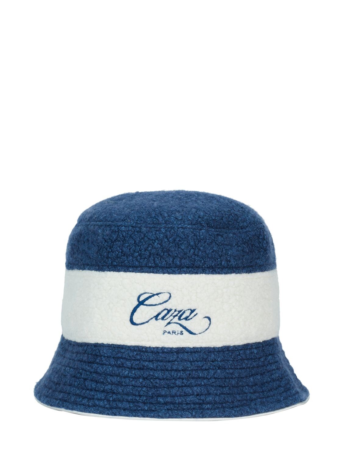 Caza Embroidered Wool Bucket Hat