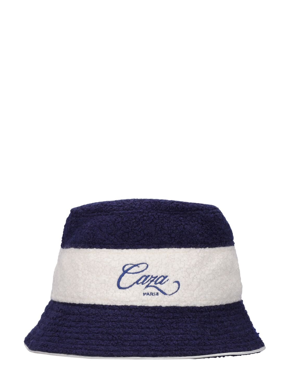 Caza Embroidered Wool Bucket Hat