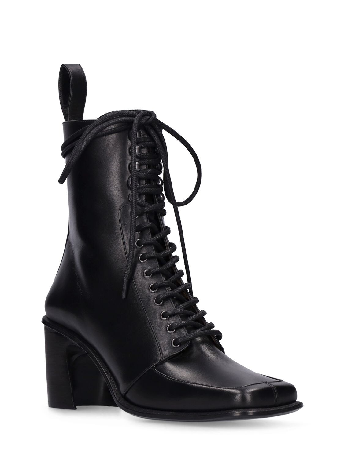 Marine Serre 60mm Leather Ankle Boots In Black | ModeSens