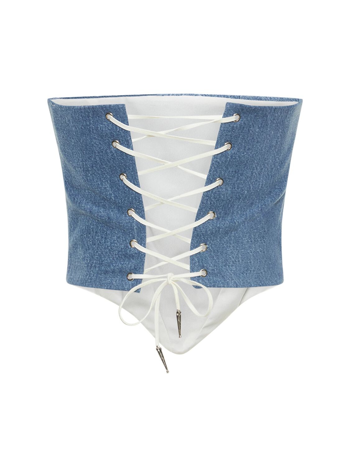 SAMI MIRO VINTAGE Corset Top in Denim