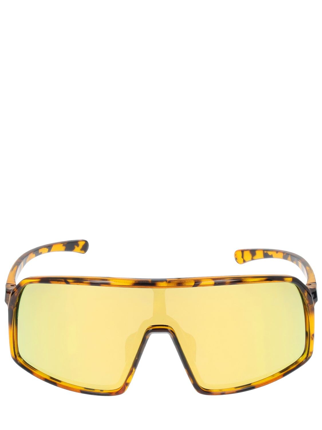 Giuseppe Di Morabito Squared Mask Sunglasses In Turtle,brown