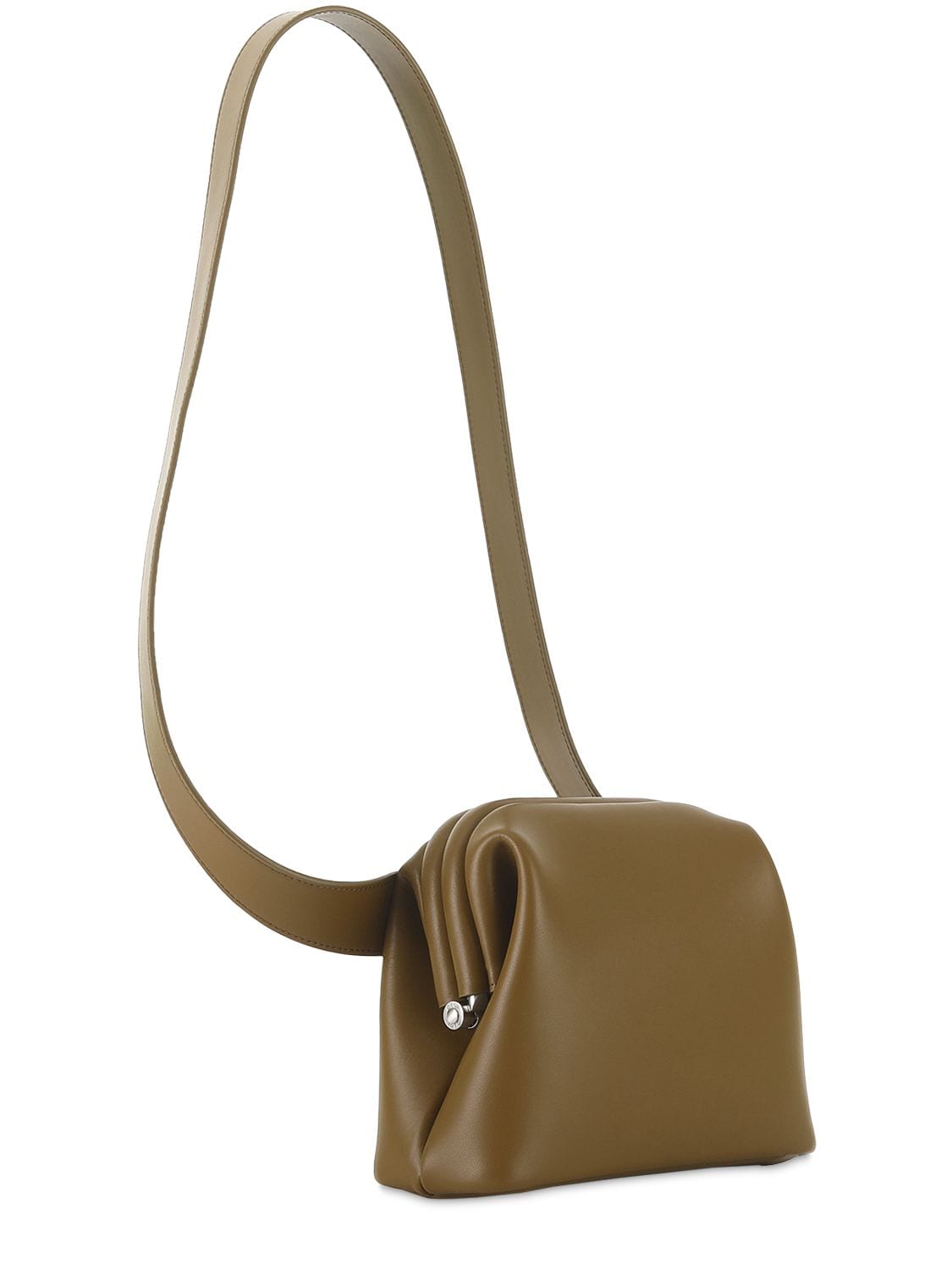Osoi Mini Brot Leather Shoulder Bag In Walnut Brown | ModeSens