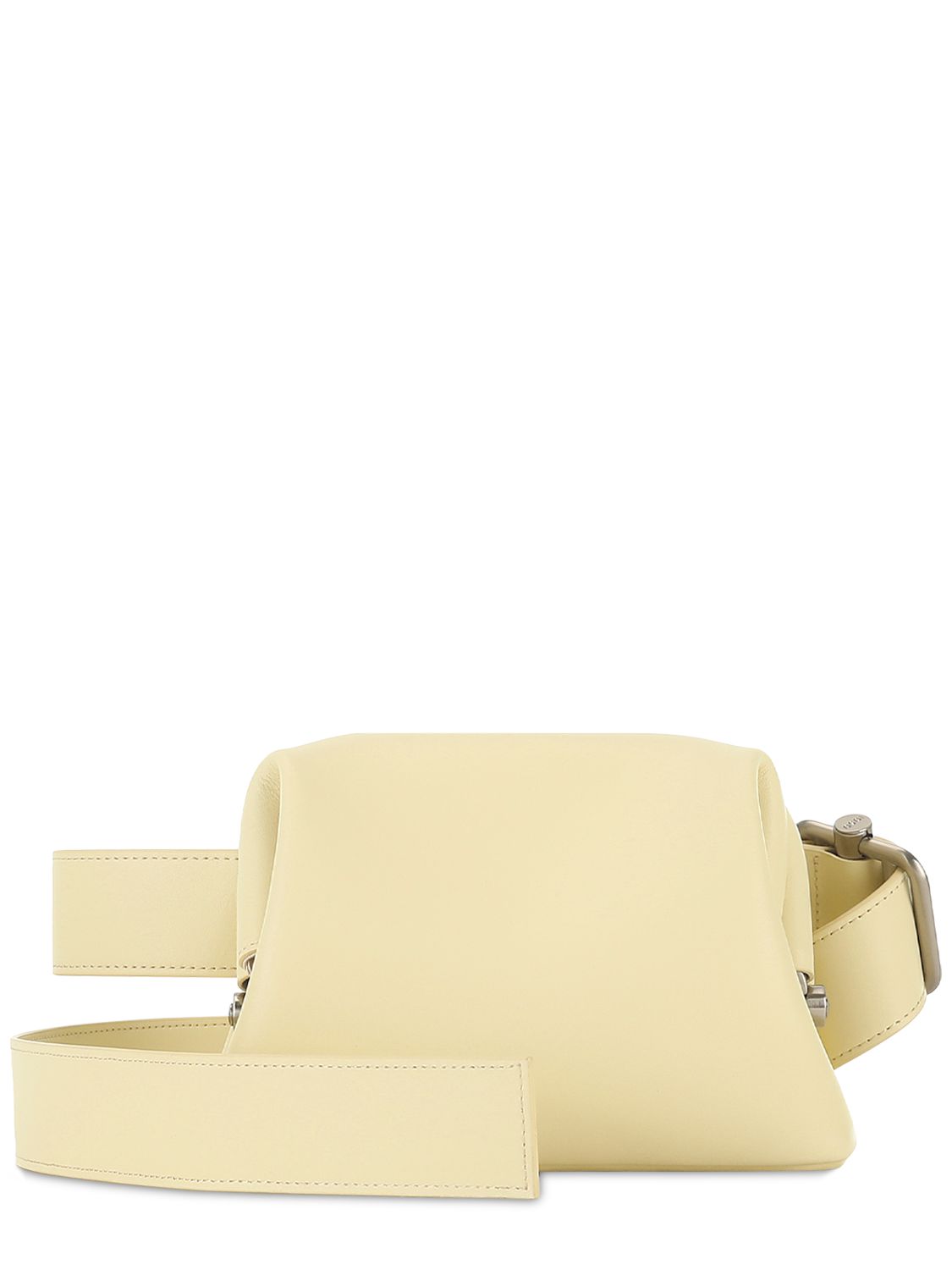 Osoi Pecan brot leather shoulder bag Butter Luisaviaroma