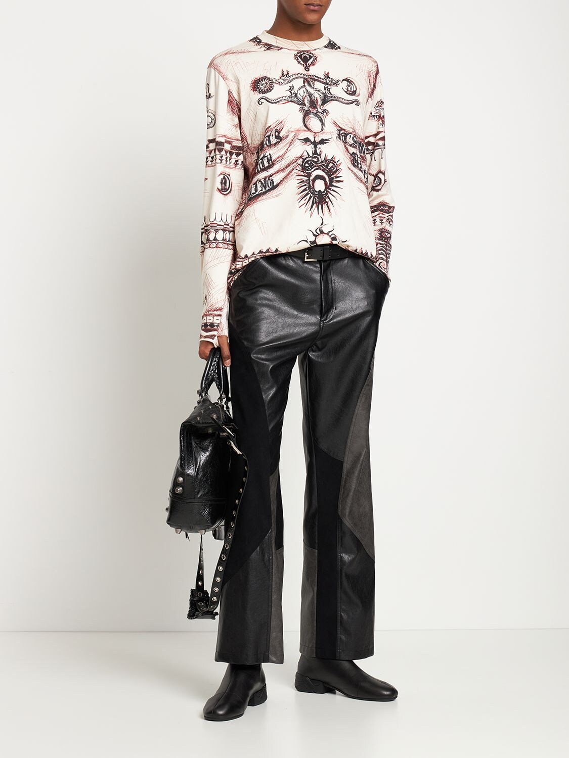 Marine Serre Geotic Print Organic Cotton Top