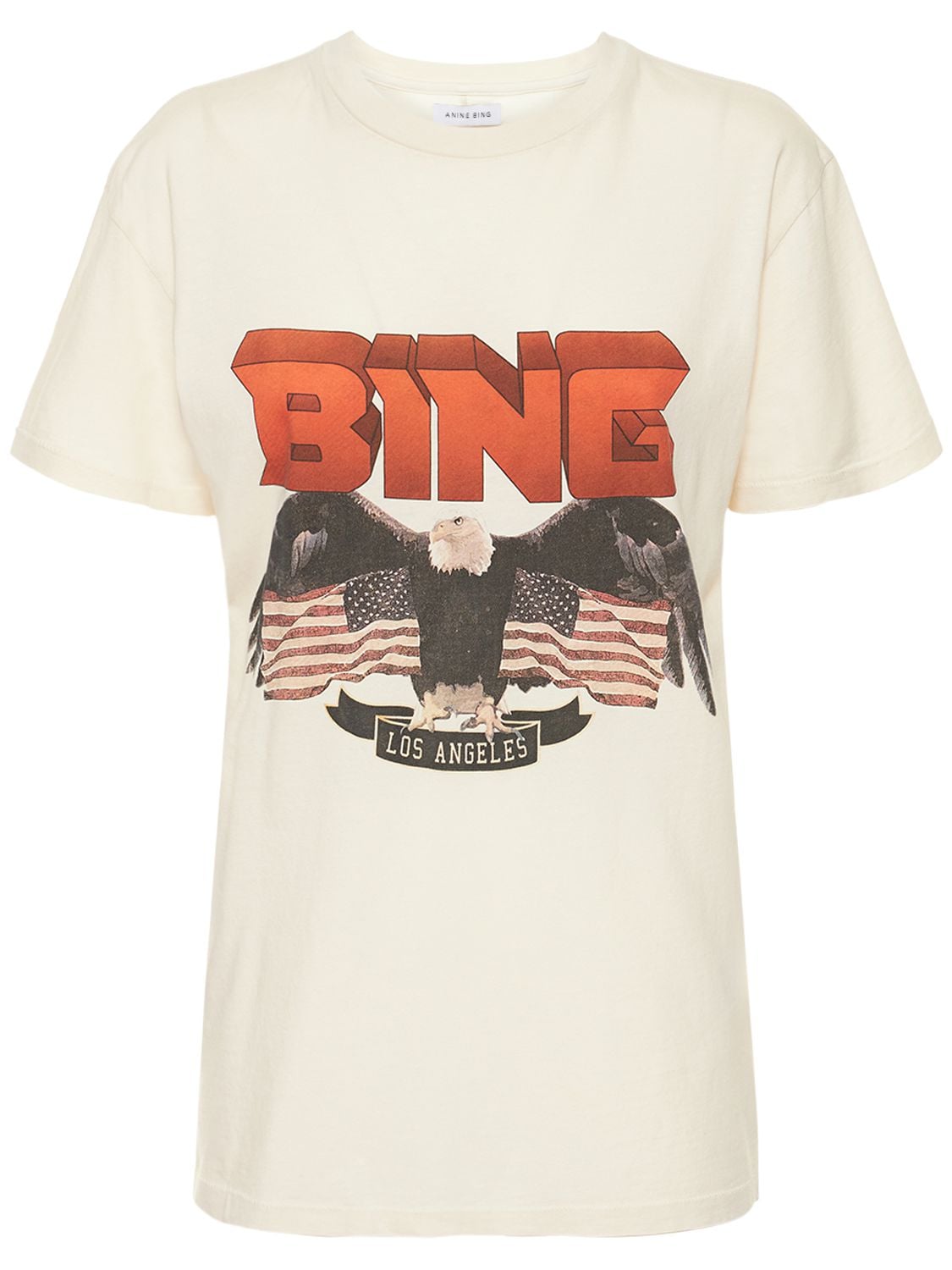 Vintage Bing Logo Printed Jersey T-shirt