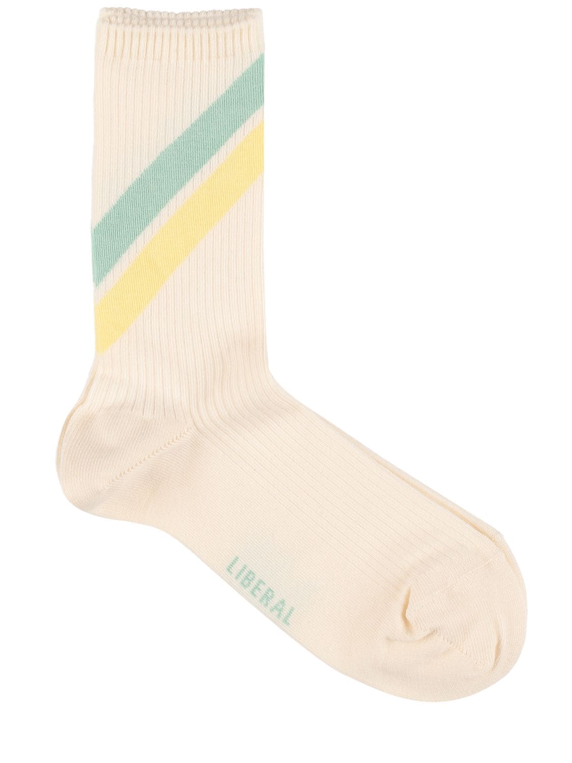 LIBERAL YOUTH MINISTRY Striped Cotton Blend Soccer Socks