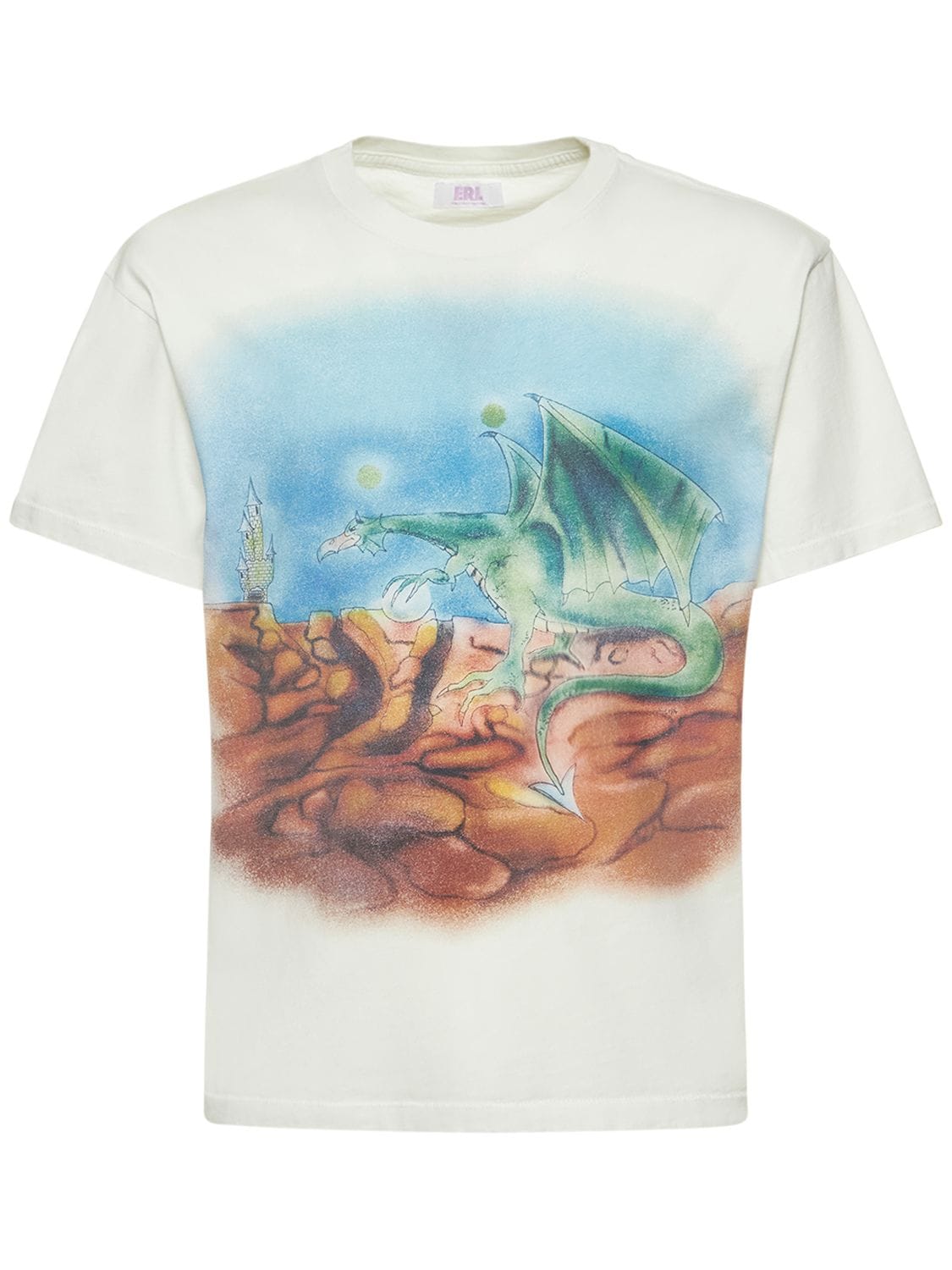 ERL Dragon Printed Cotton T-shirt