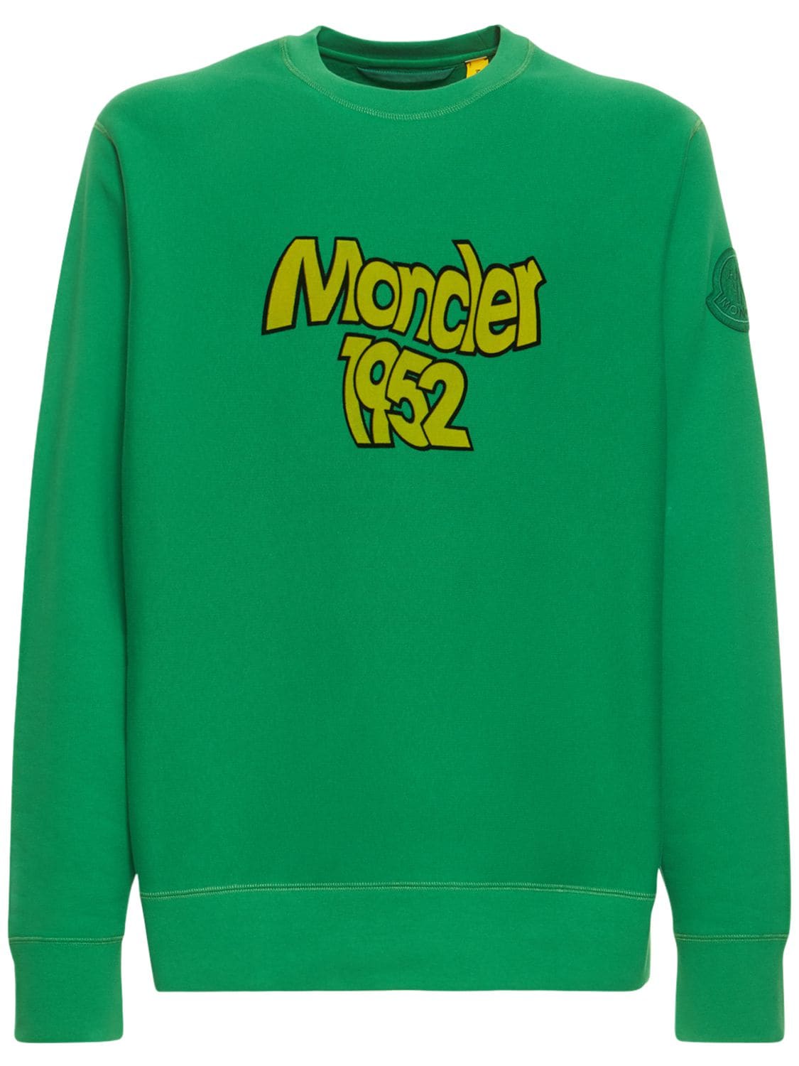 MONCLER GENIUS Cotton Jersey Logo Hoodie Sweatshirt