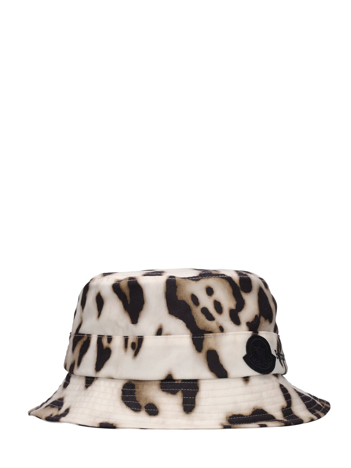 MONCLER GENIUS Leopard Cotton Bucket Hat