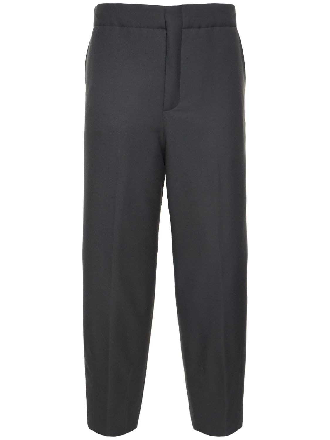 Zegna 15milmil15 Wool Trousers In Grey