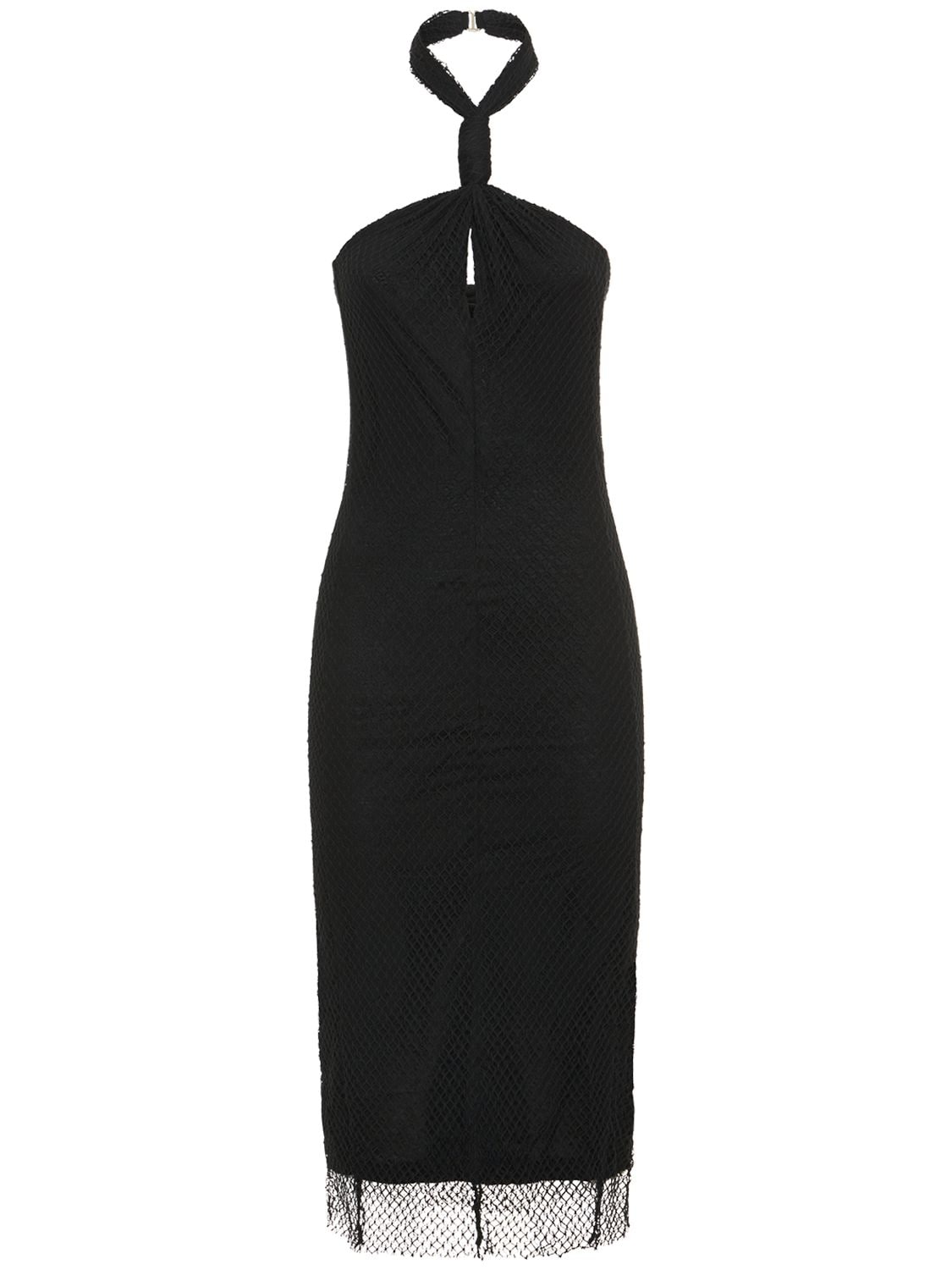 Jersey Halterneck Midi Dress