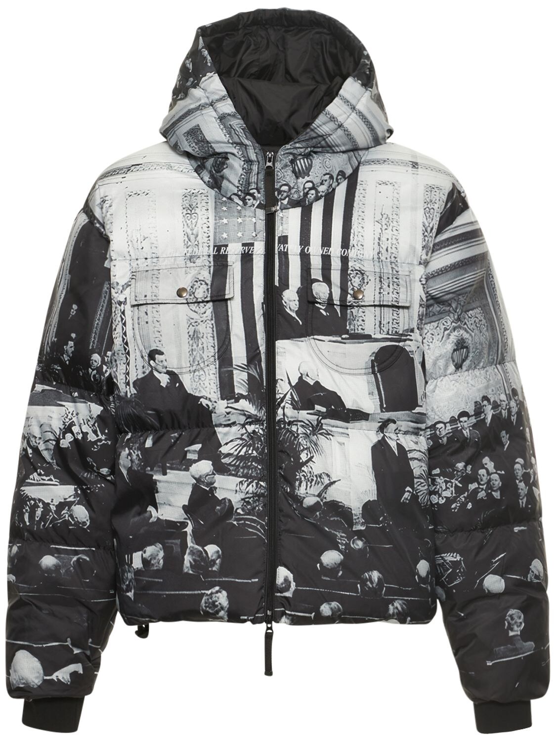 MSFTSREP PRINTED TECH PUFFER JACKET