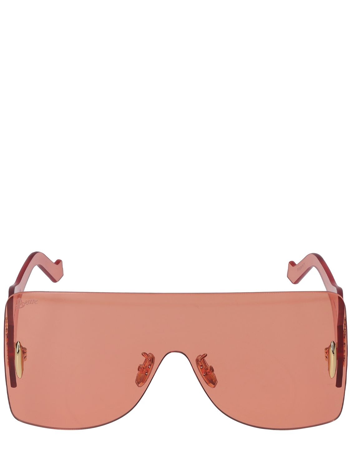 Anagram Oversize Mask Metal Sunglasses