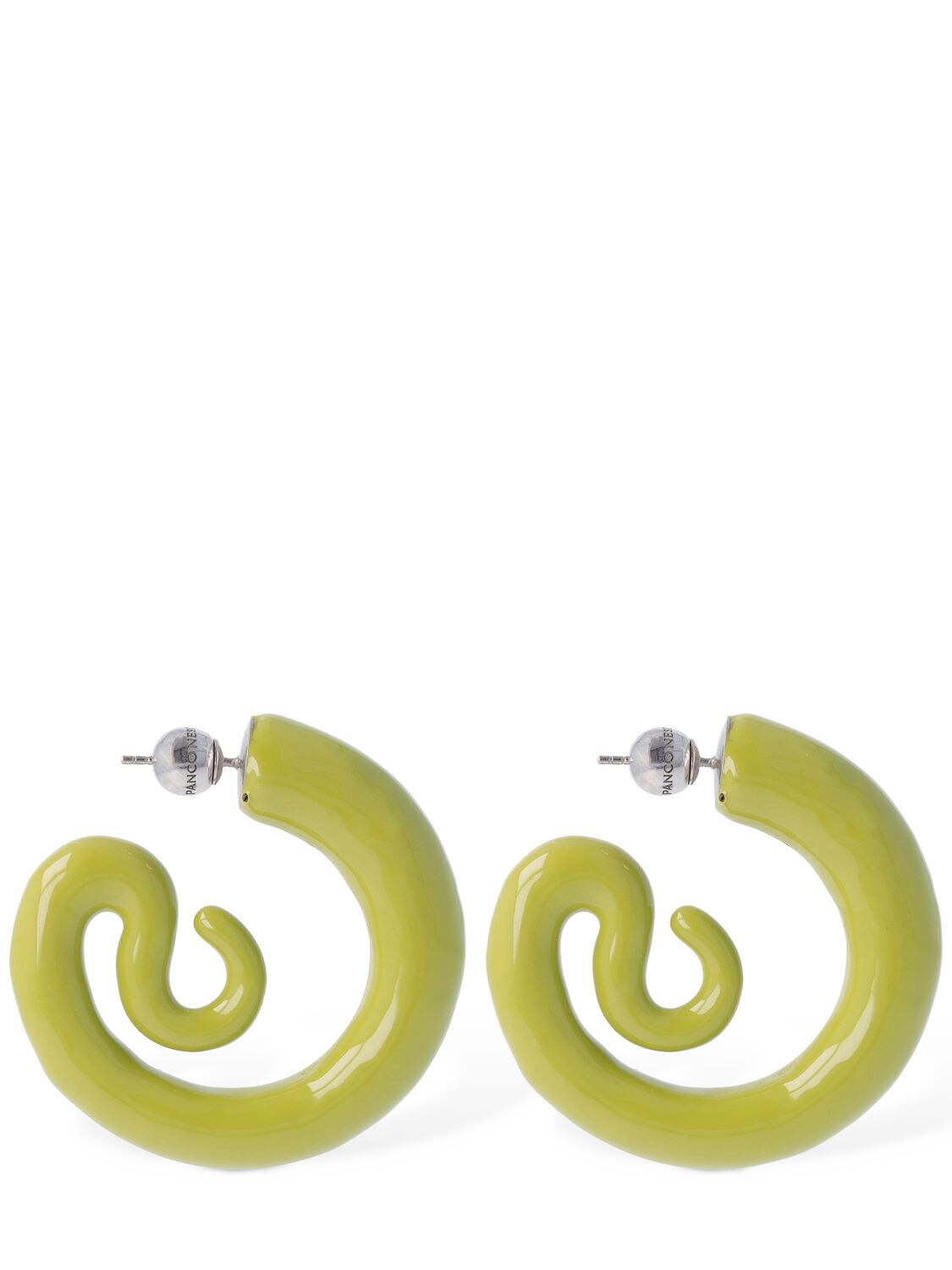 Image of Serpent M Hoop Earrings