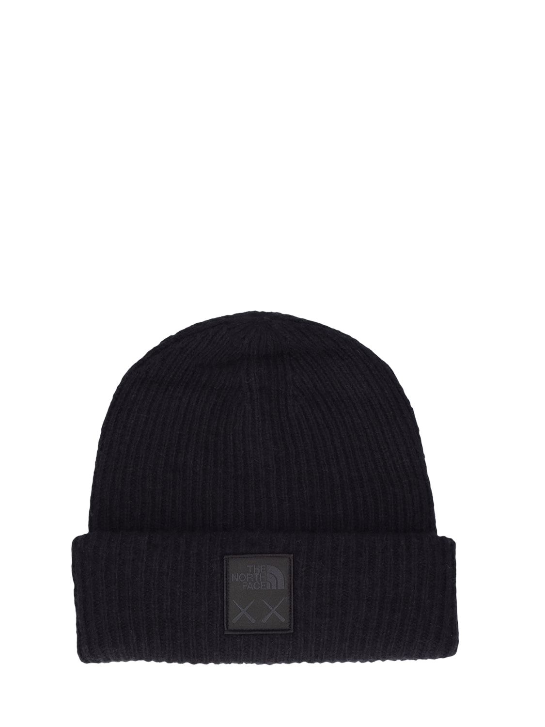The North Face Kaws Beanie Hat In Tnf Black