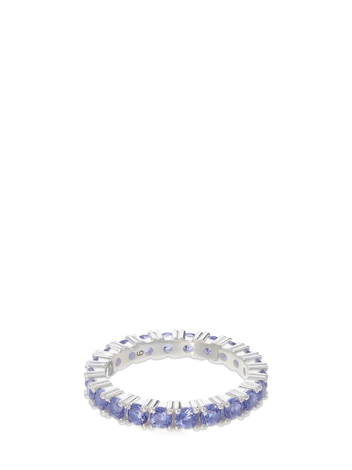 Shop Hatton Labs Eternity Ring In Lilac