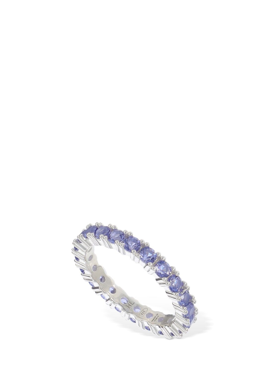 Shop Hatton Labs Eternity Ring In Lilac