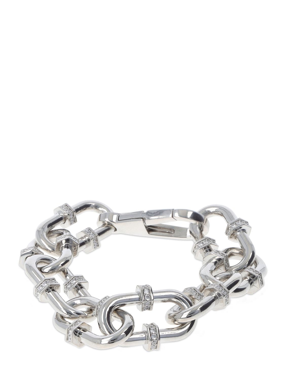 Hatton Labs Over Link Xl Chain Bracelet In Silver
