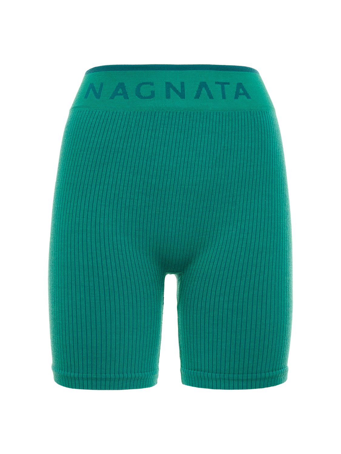 Nagnata Seamless Wool Blend Bike Shorts In Green ModeSens
