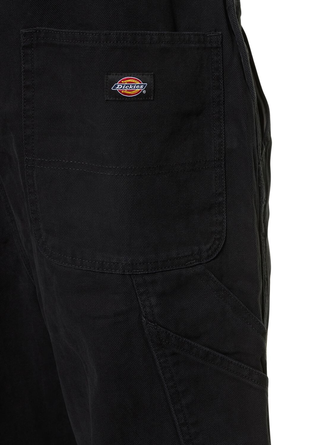 Dickies Duck Canvas Classic Bib Overalls In Black | ModeSens