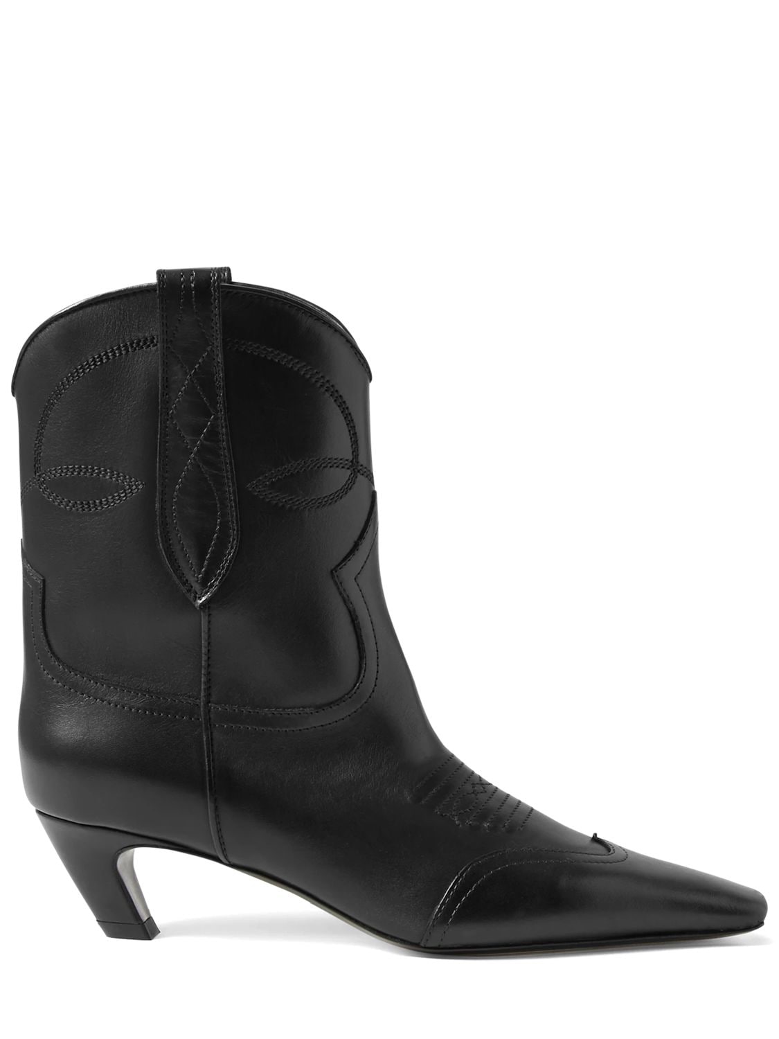 Image of 50mm Dallas Leather Ankle Boots