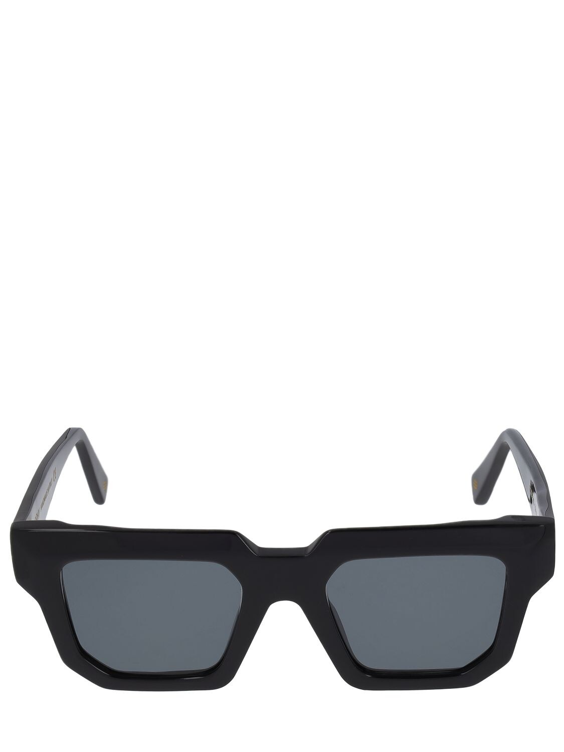 Gia Borghini - Gia x rhw squared acetate sunglasses - Black/Grey ...