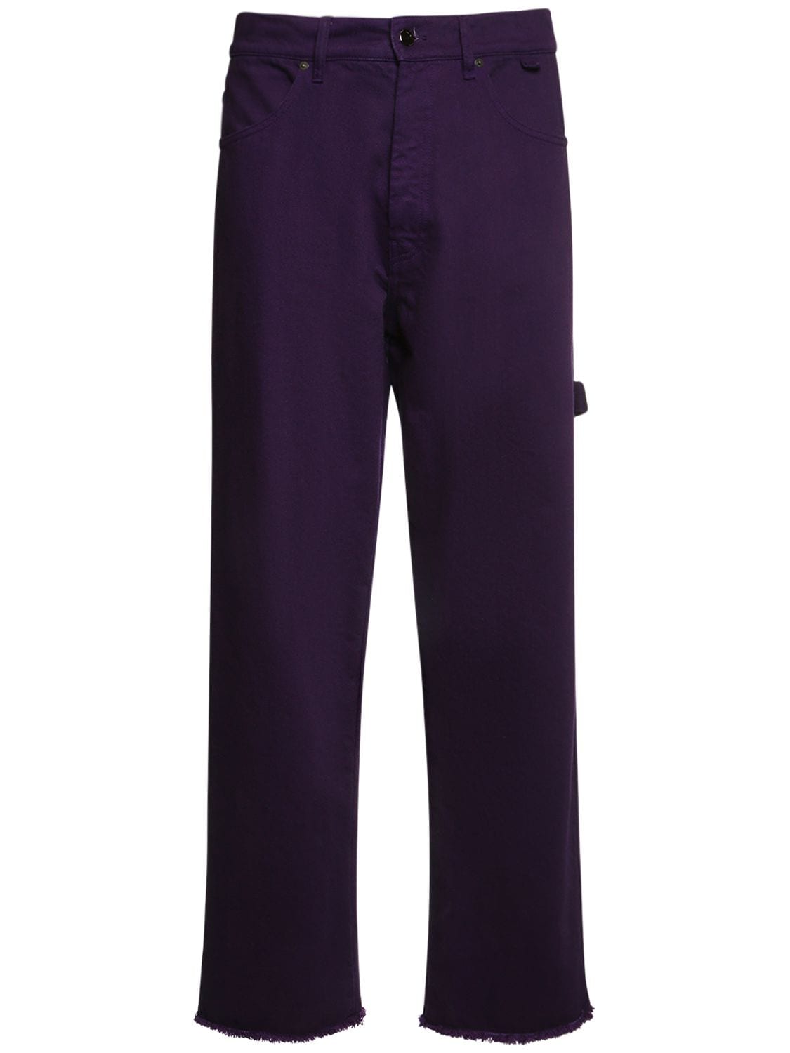 DARKPARK JOHN DYED DRILL COTTON CARPENTER PANTS