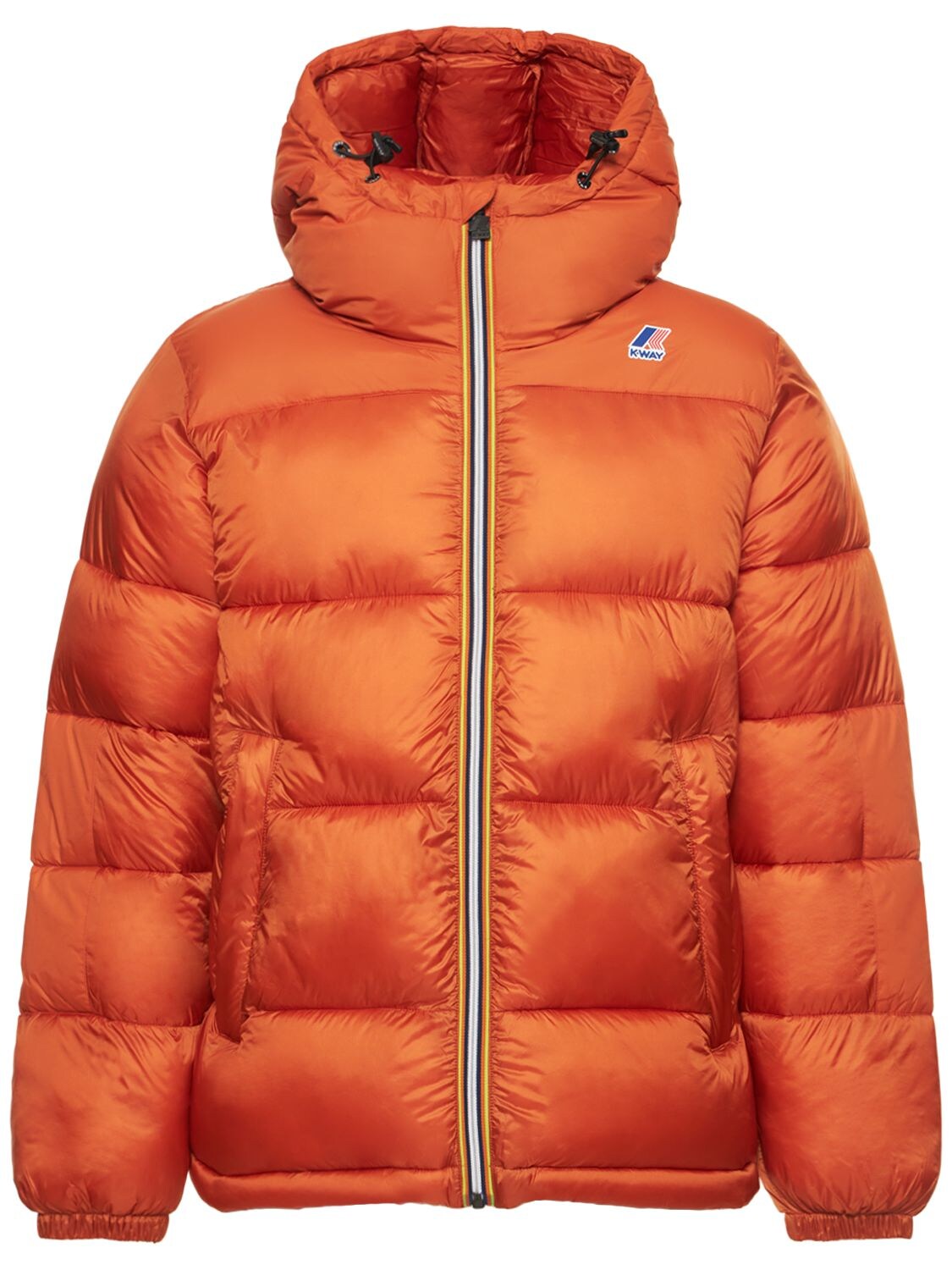 K-way Le Vrai 3.0 Claude Puffer Jacket In Orange Rust