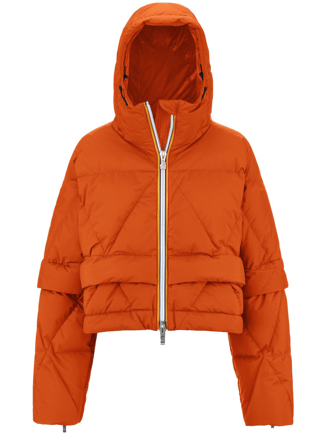 K-way R&d Cropey 2.1 Amiable Puffer Jacket In Orange