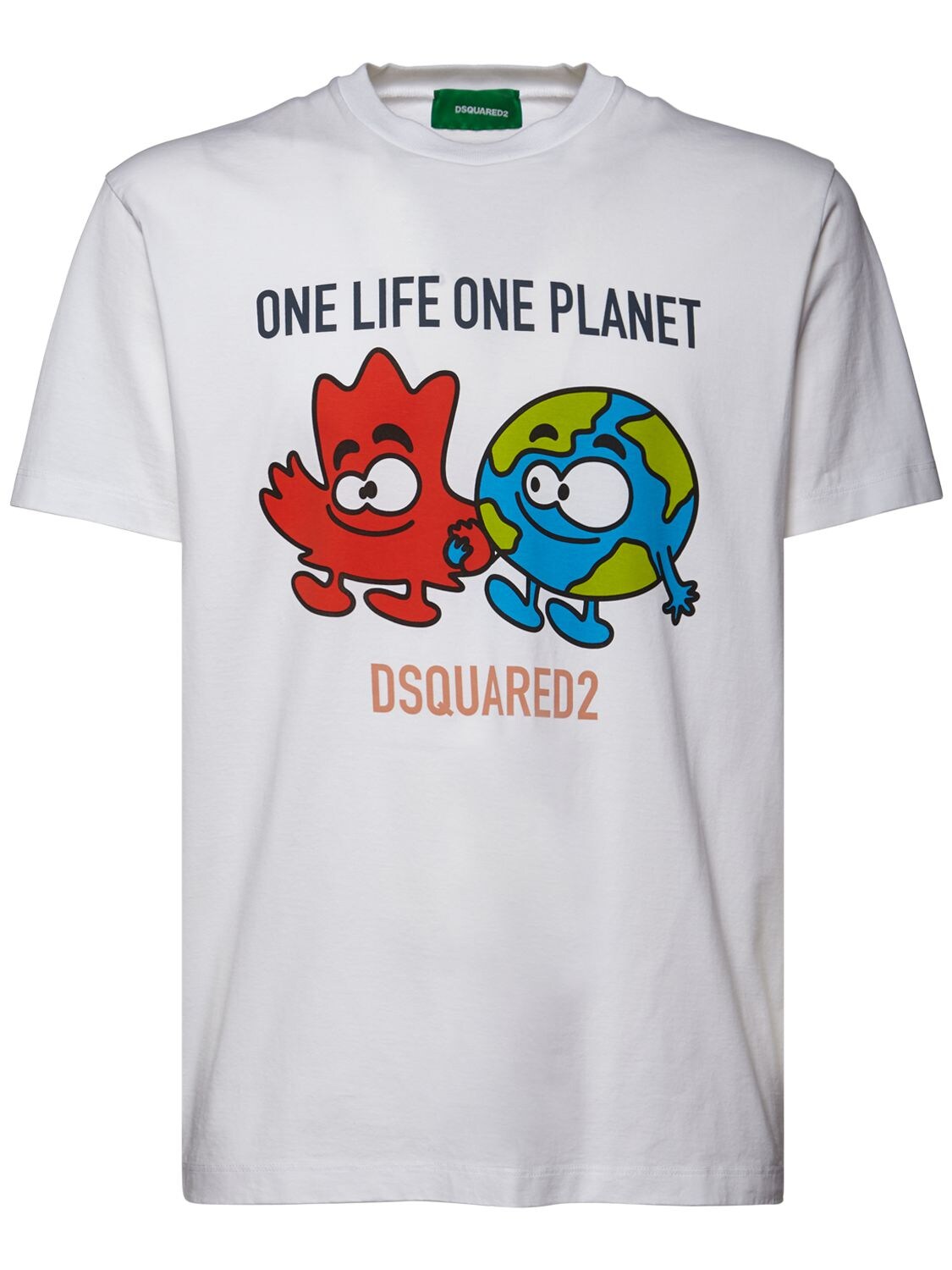 DSQUARED2 OLOP BUDDIES PRINTED JERSEY T-SHIRT