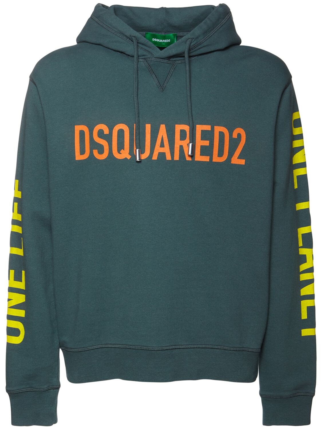 DSQUARED2 OLOP PRINTED SWEATSHIRT HOODIE