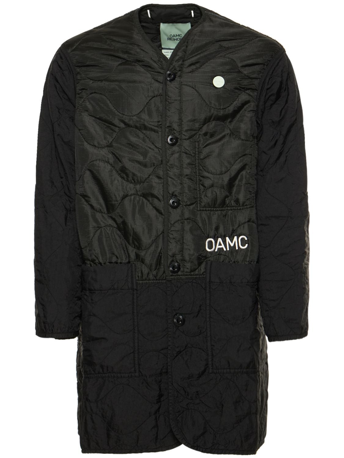 Oamc Re:work Long Liner Jacket In Black | ModeSens
