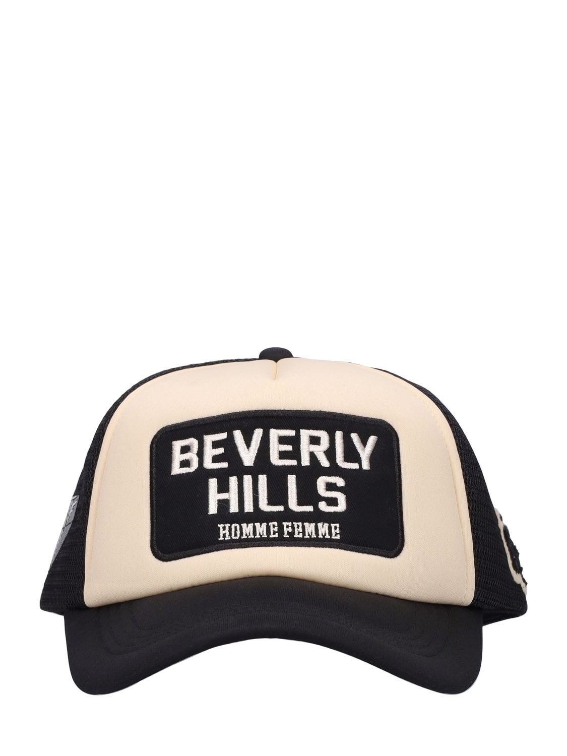 Homme + Femme La Beverly Hills Trucker Hat In Black