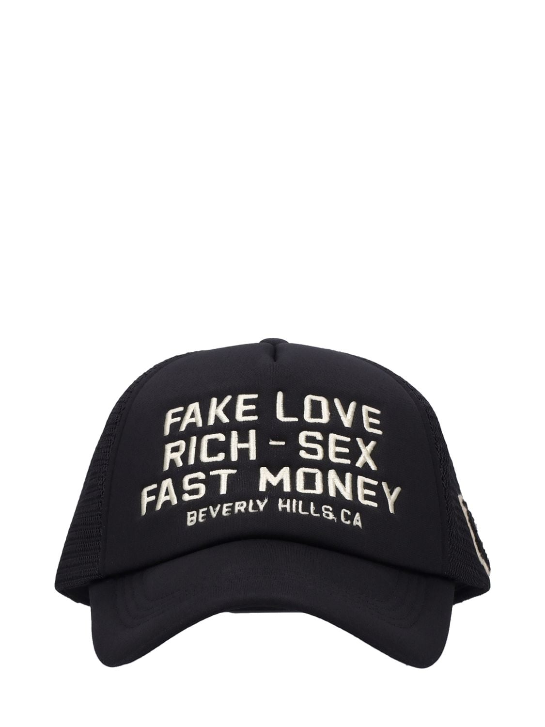 Homme + Femme La Fake Love Trucker Hat In Black