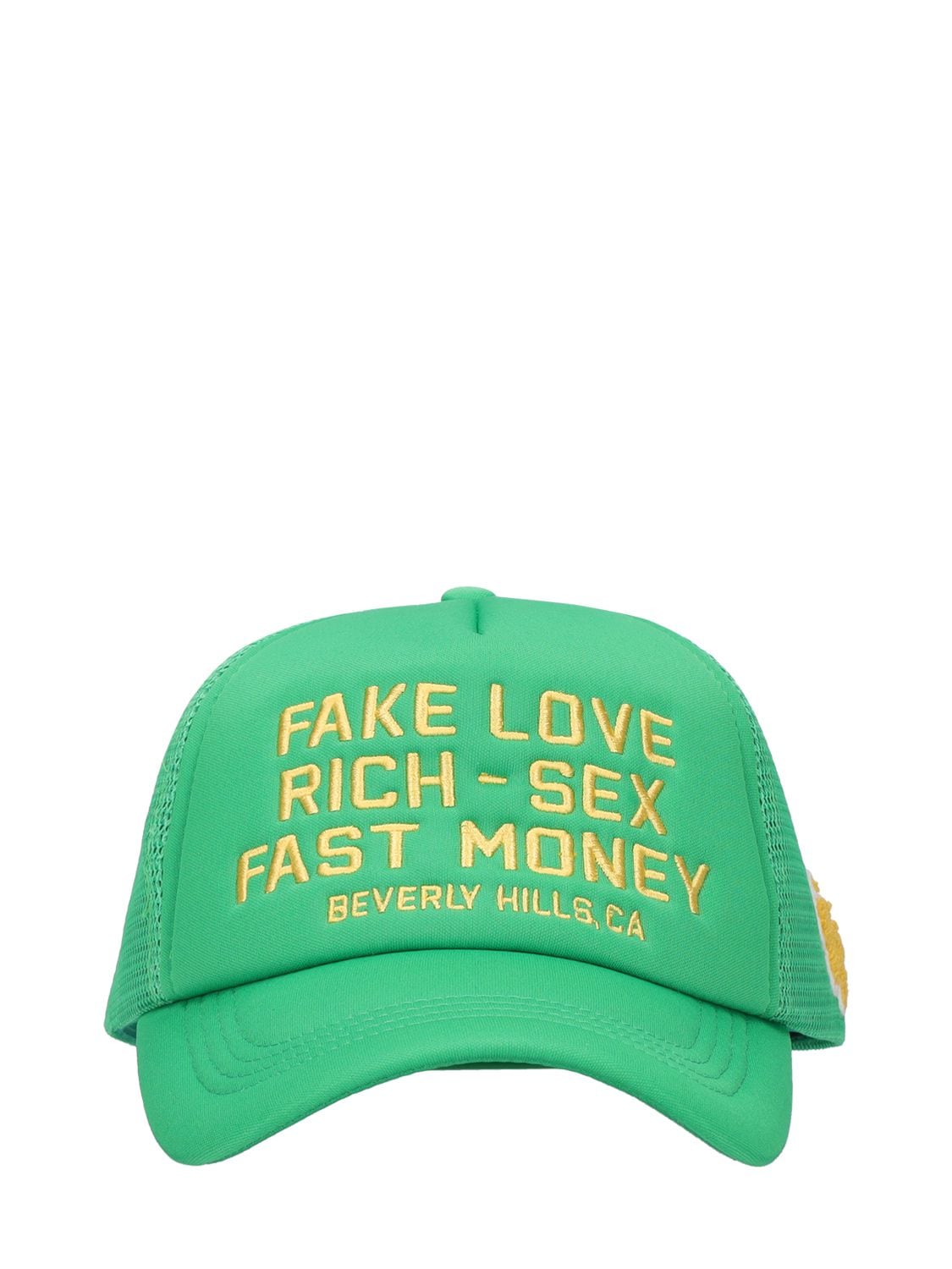 Homme + Femme La Fake Love Trucker Hat In Green