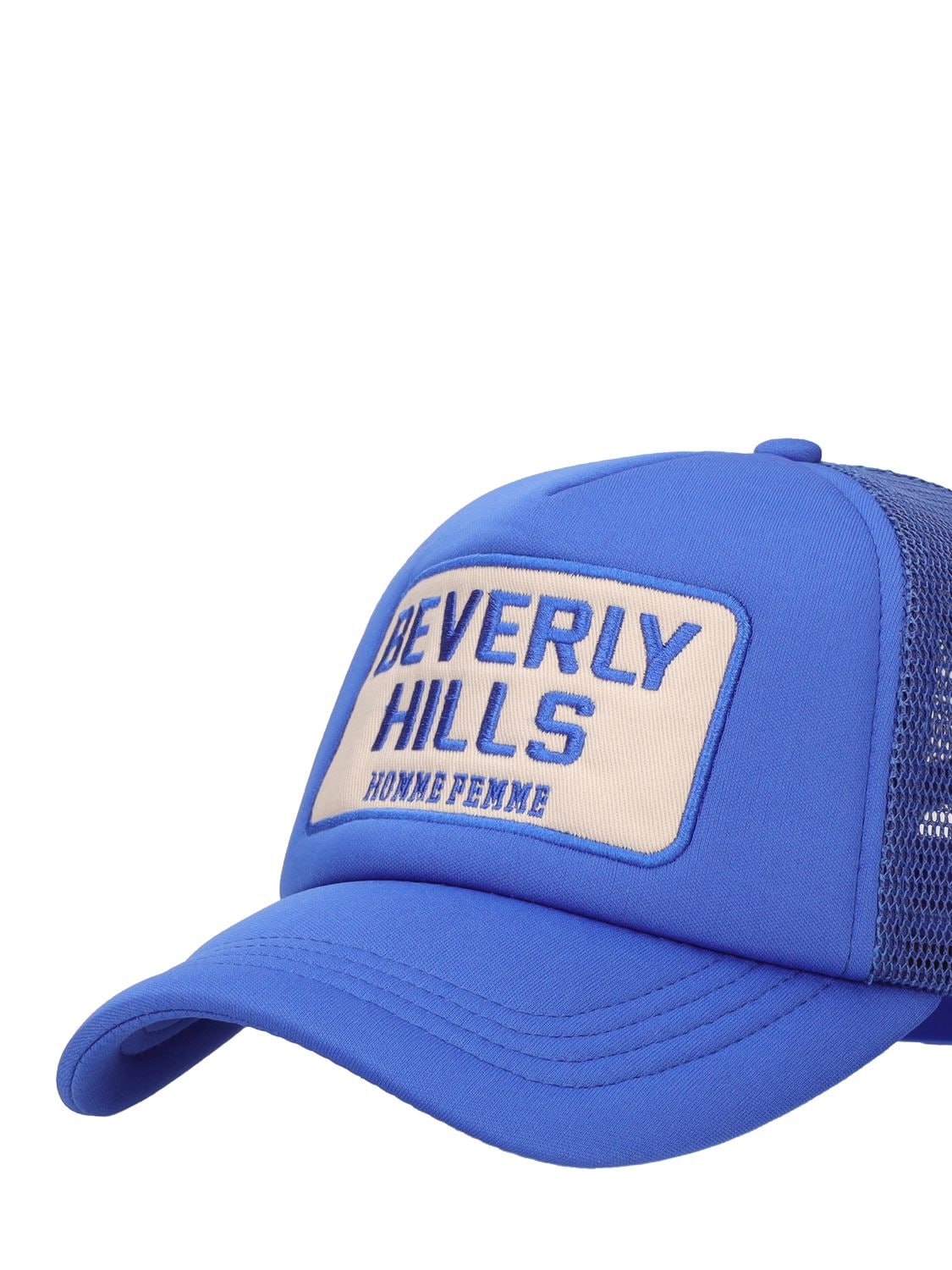 Shop Homme + Femme La Beverly Hills Trucker Hat In Blue,multi
