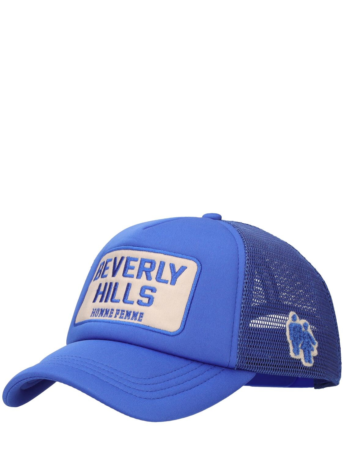 Shop Homme + Femme La Beverly Hills Trucker Hat In Blue,multi
