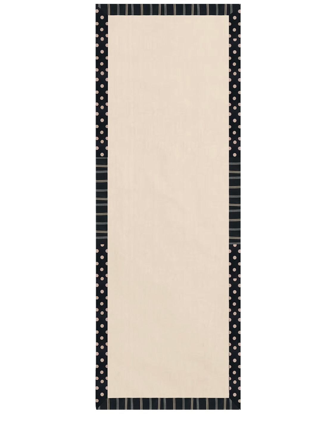 Casa Marras Embroidered Table Runner In Beige