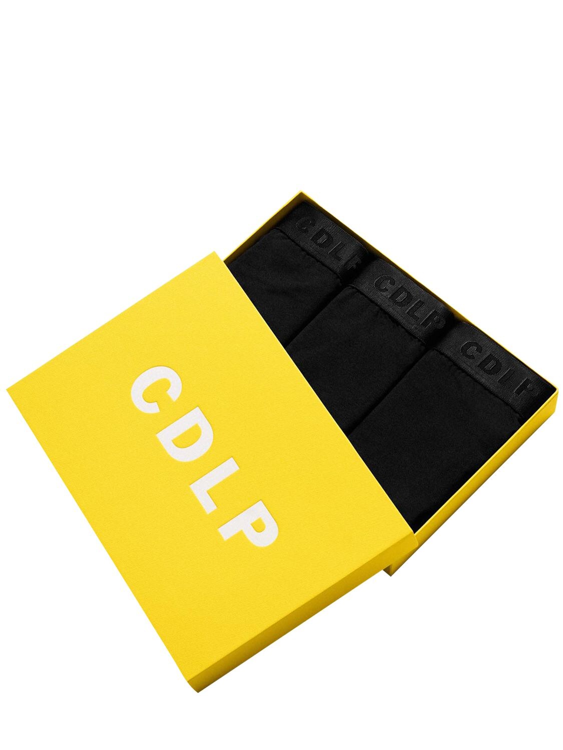 Shop Cdlp Pack Of 3 Lyocell Briefs In Black