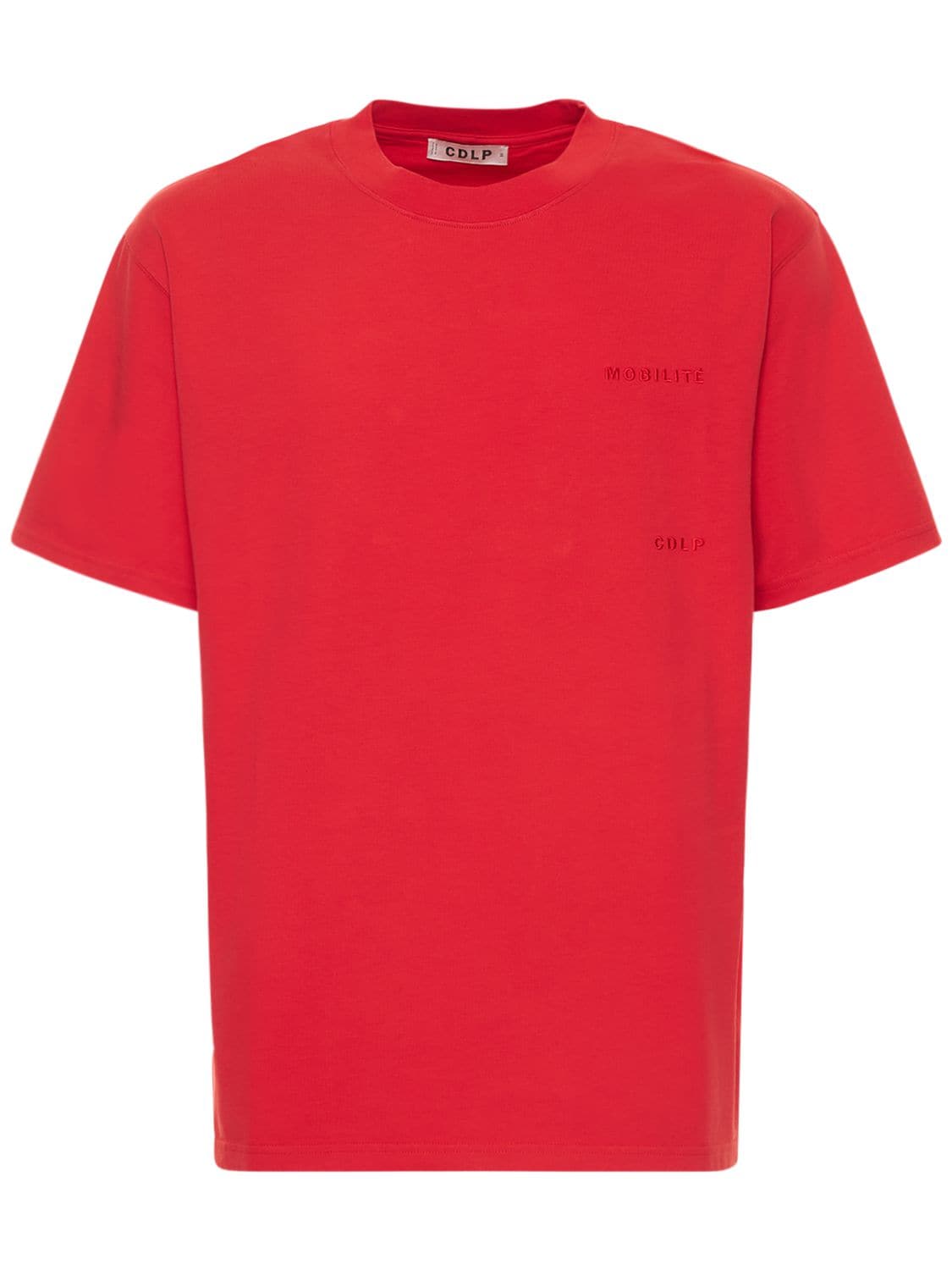 Cdlp Relaxed Cotton Training T-shirt In Red