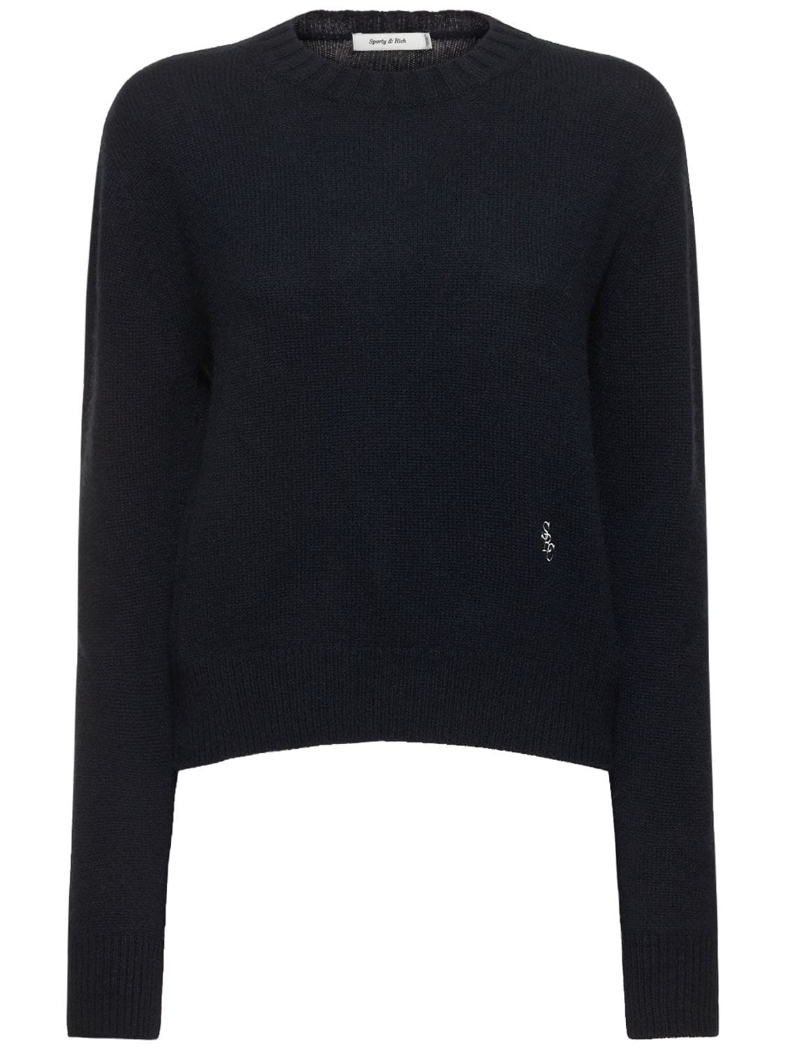 SPORTY AND RICH SRC CASHMERE CREWNECK jumper