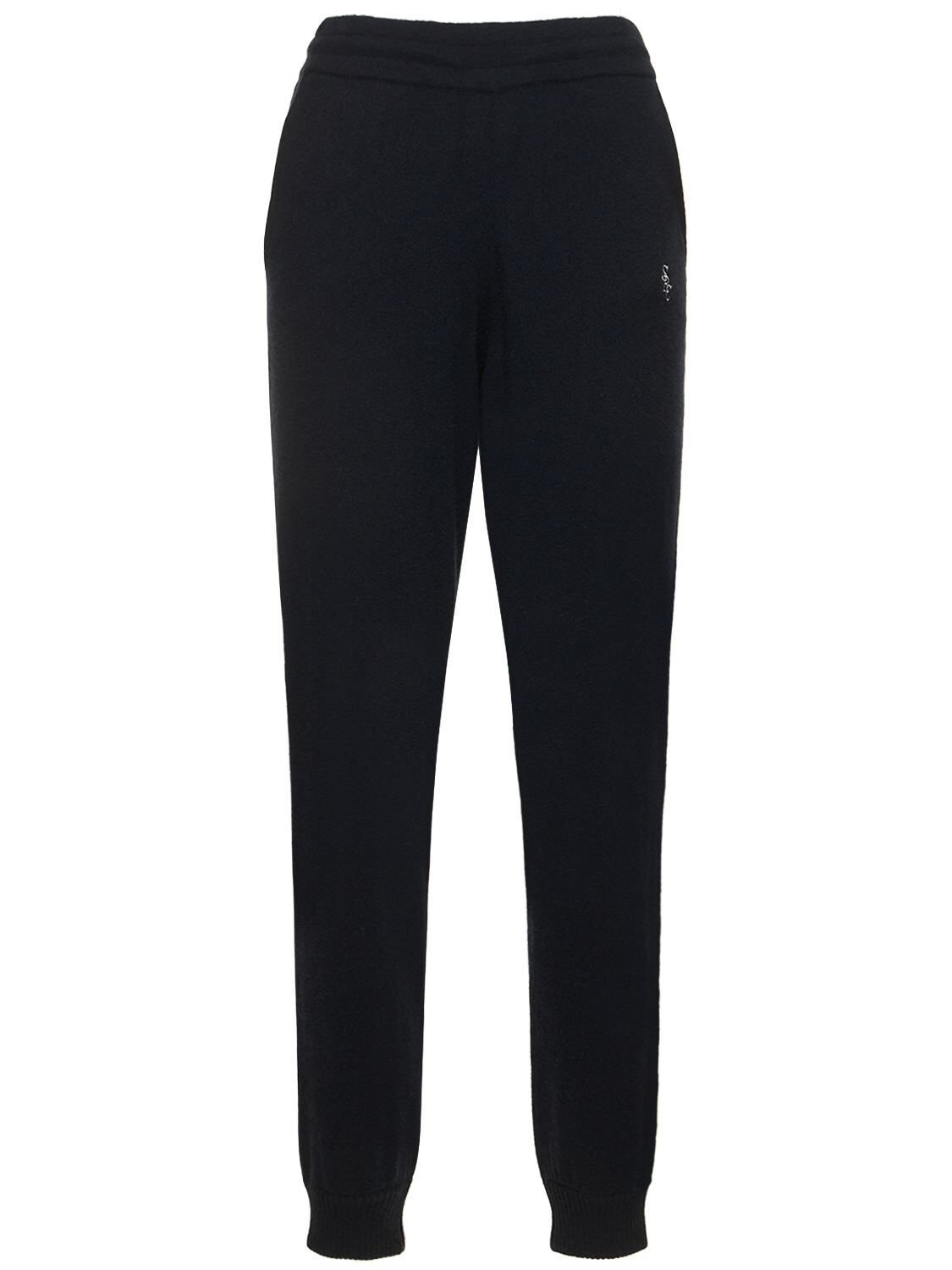 Shop Sporty And Rich Src Cashmere Sweatpants In Navy