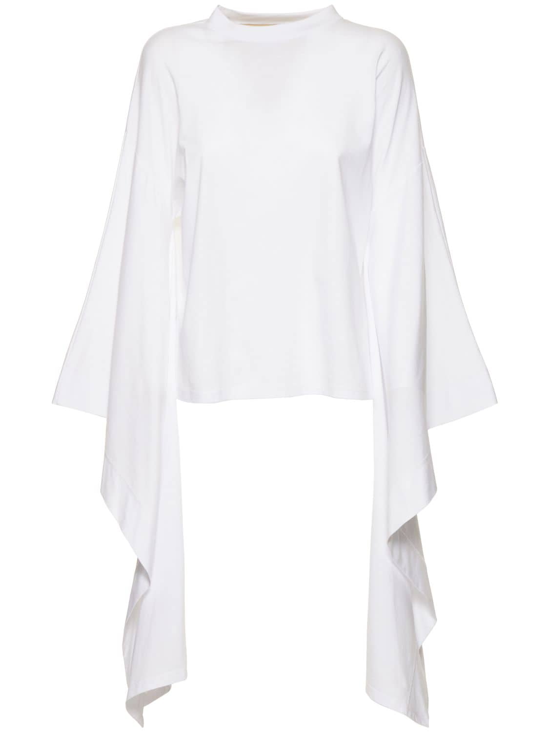 Frankremme Majestic Oversized Cotton T-shirt In White