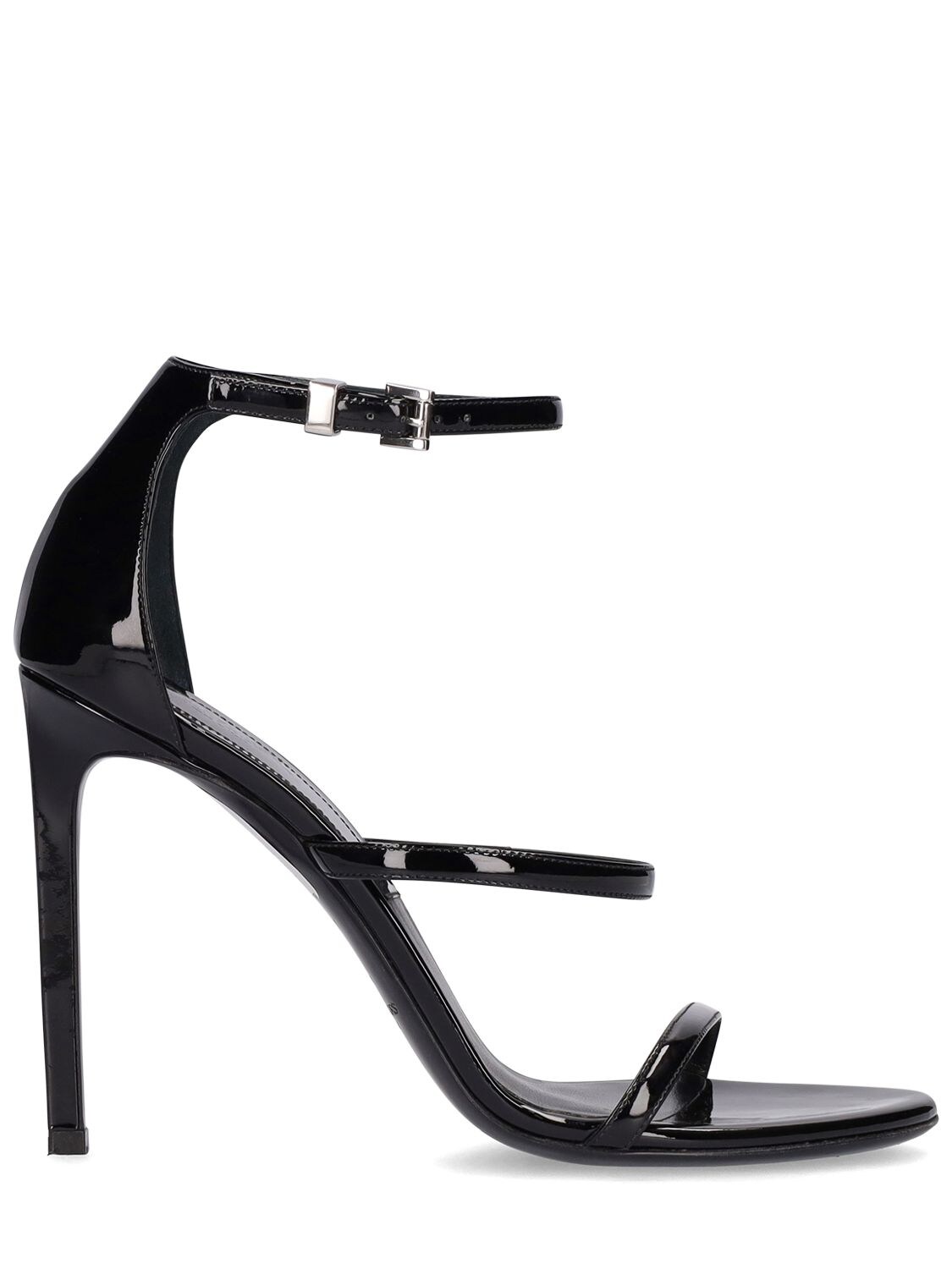 Michael Kors 100mm Nadege Patent Leather Sandals In Black | ModeSens