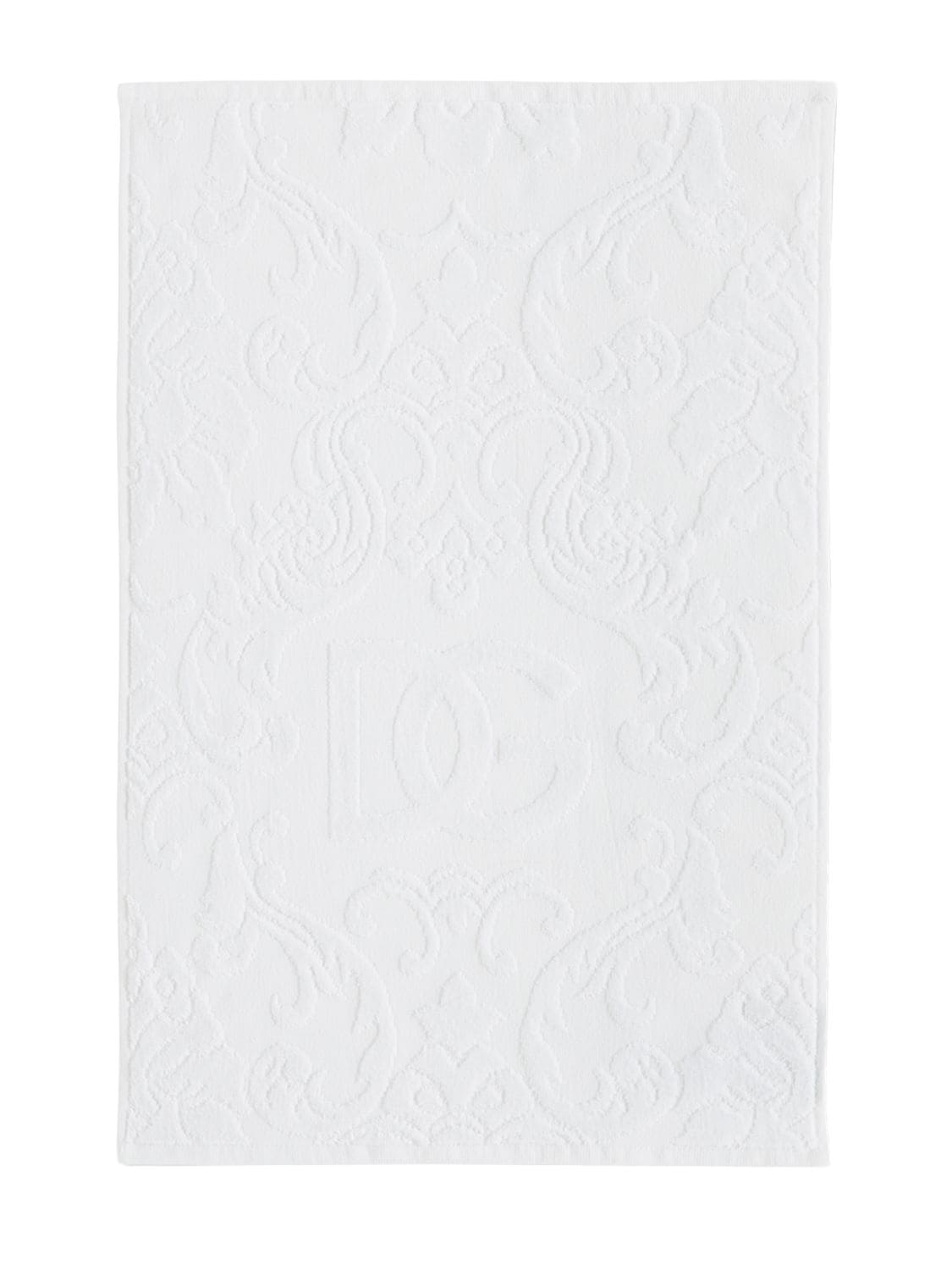 Shop Dolce & Gabbana Set Of 5 Cotton Towels In Bianco
