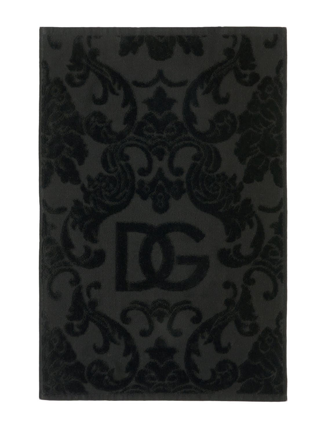 Shop Dolce & Gabbana Set Of 5 Towels In Black