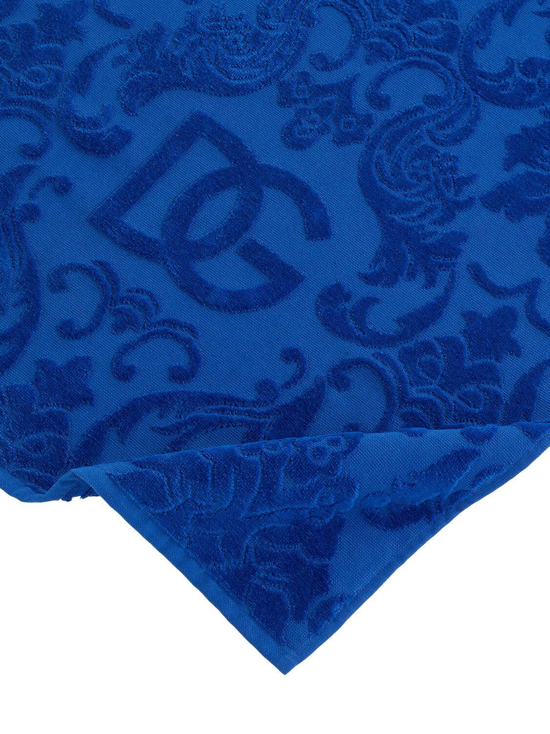 Shop Dolce & Gabbana Set Of 5 Towels In Blue
