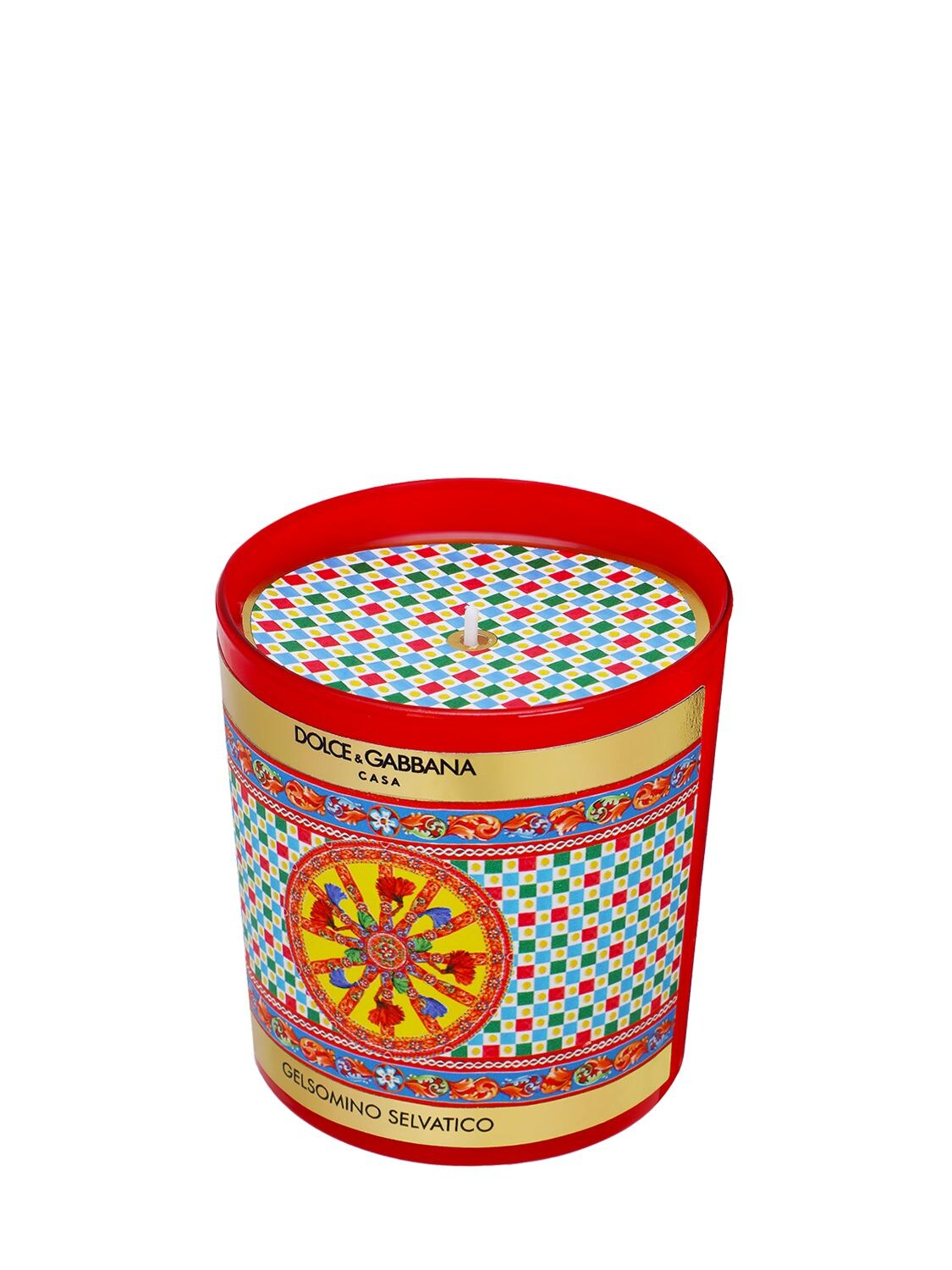Shop Dolce & Gabbana 250gr Wild Jasmine Scented Candle In Multicolor