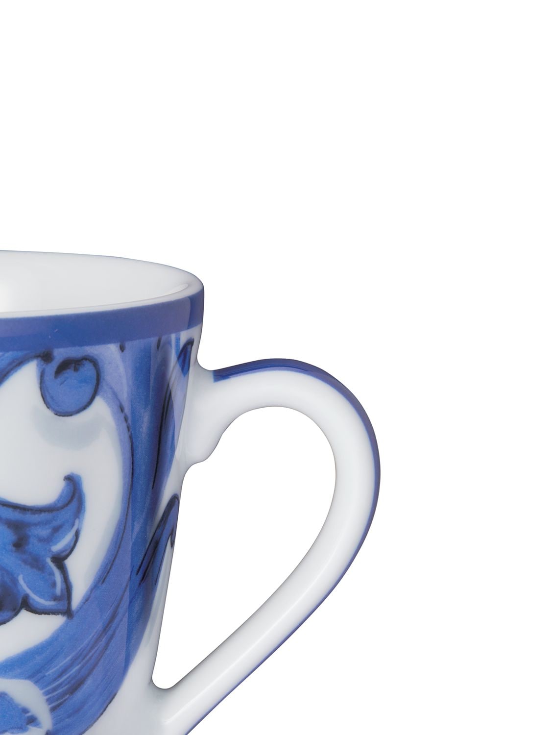 Shop Dolce & Gabbana Blu Mediterraneo Porcelain Mug In Blue