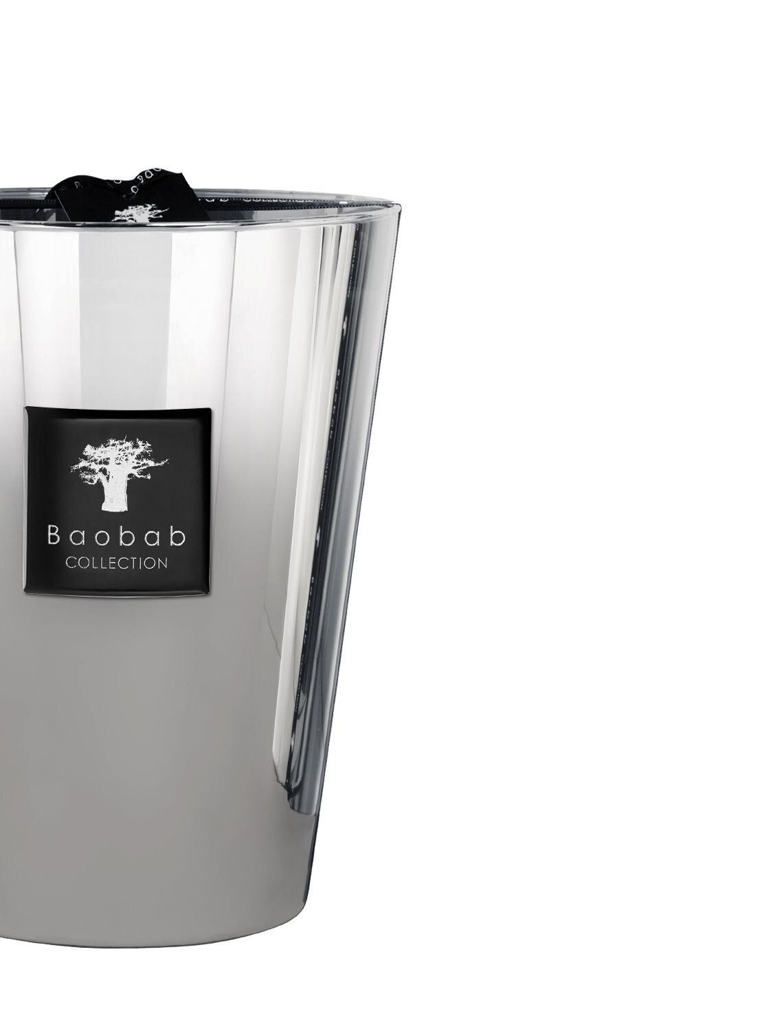 Shop Baobab Collection Platinum Candle In Silver